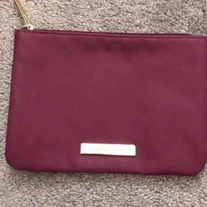 Maroon/purple make up bag